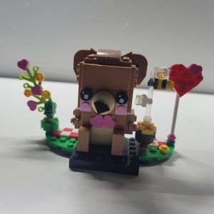Small Valentine Bear Lego Set